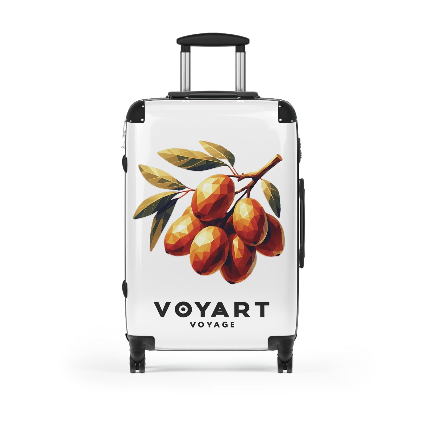 VV Rolling Suitcase w/360° Swivel Wheels: Jujubes/Dates