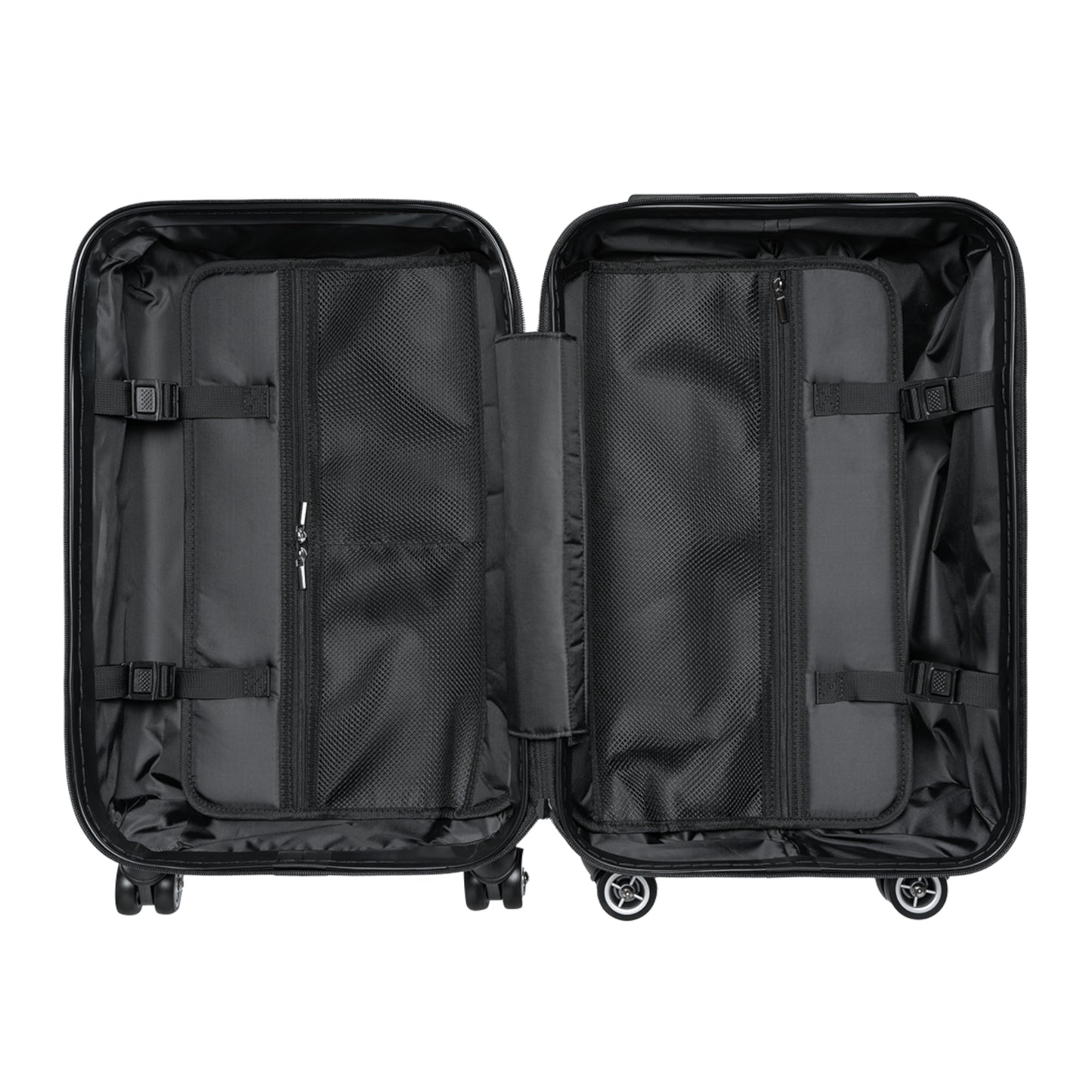 VV Rolling Suitcase w/360° Swivel Wheels: Gallery Black & White