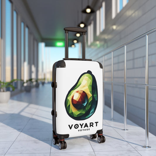 VV Rolling Suitcase w/360° Swivel Wheels: Avocado