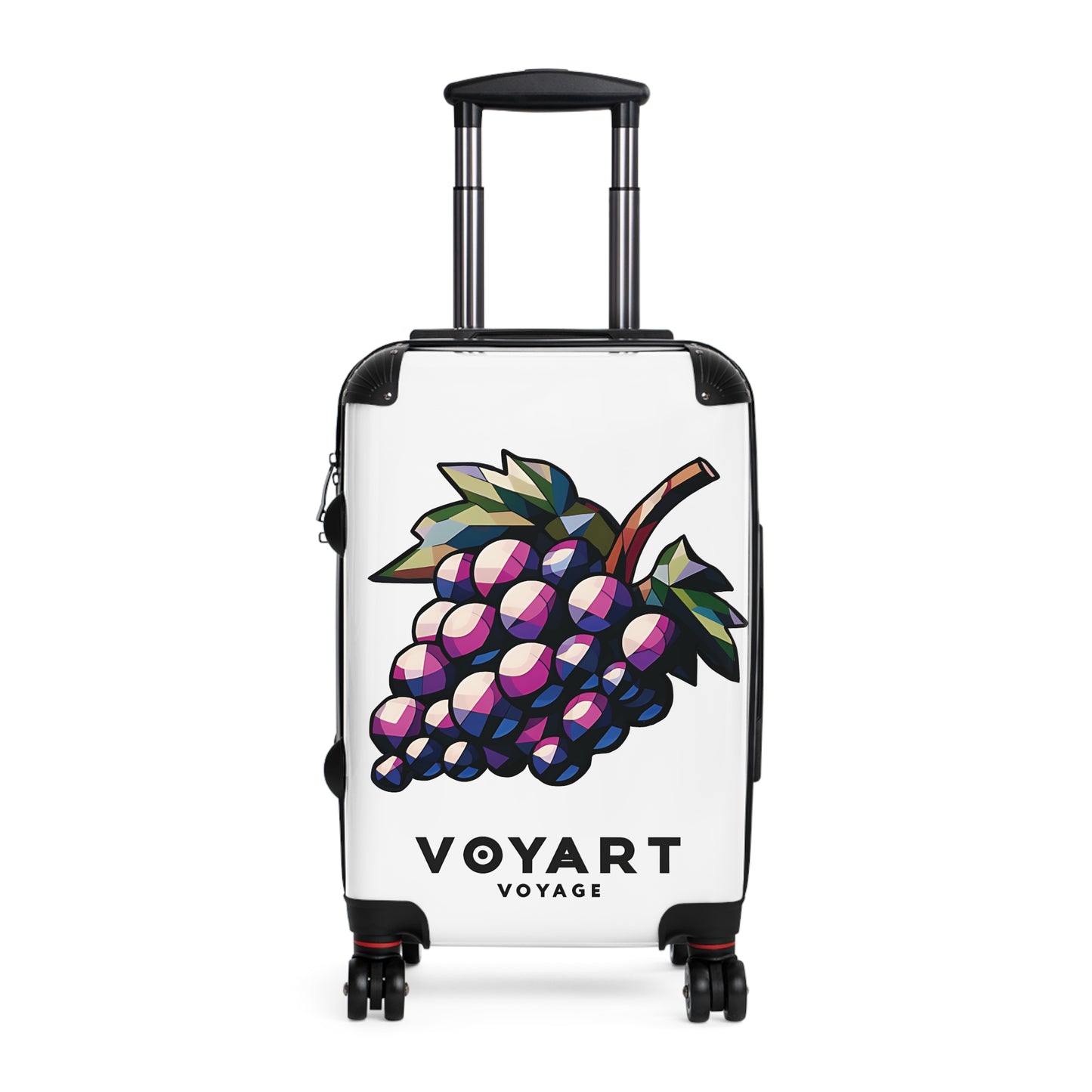 VV Rolling Suitcase w/360° Swivel Wheels: Grape