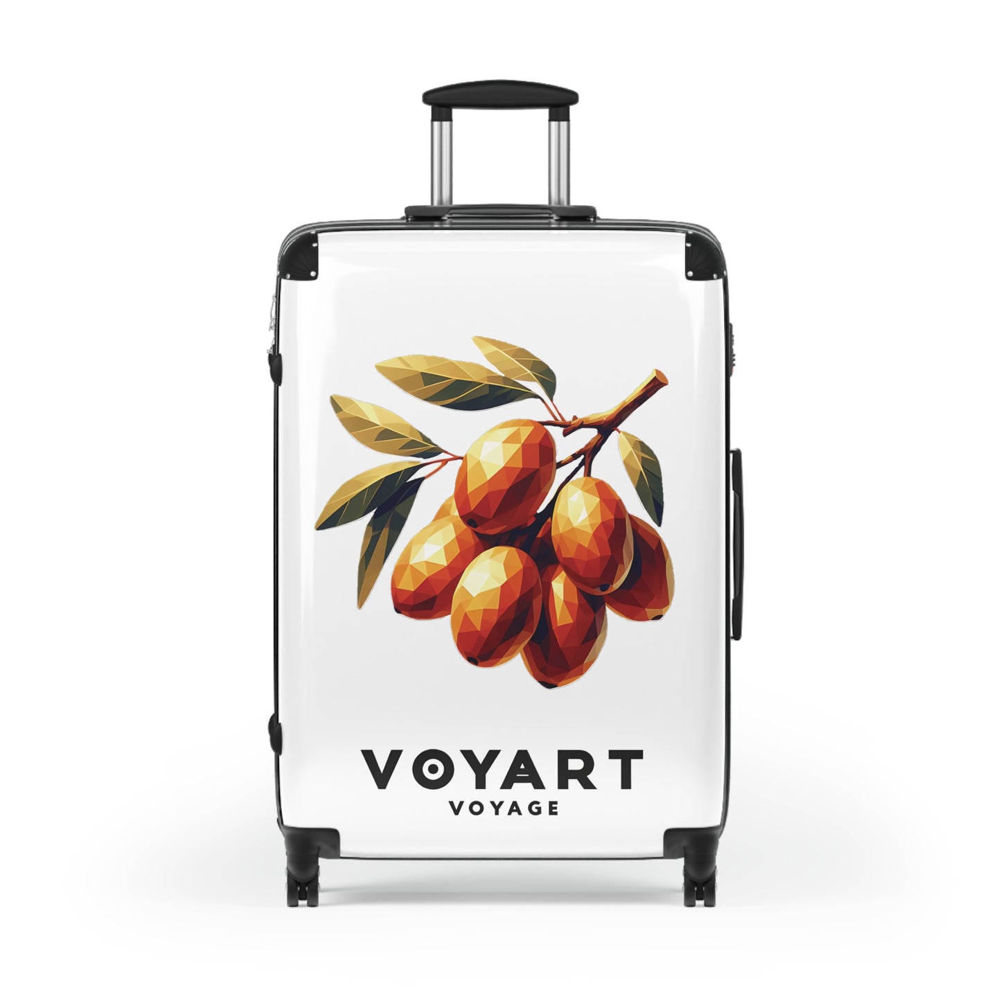 VV Rolling Suitcase w/360° Swivel Wheels: Jujubes/Dates