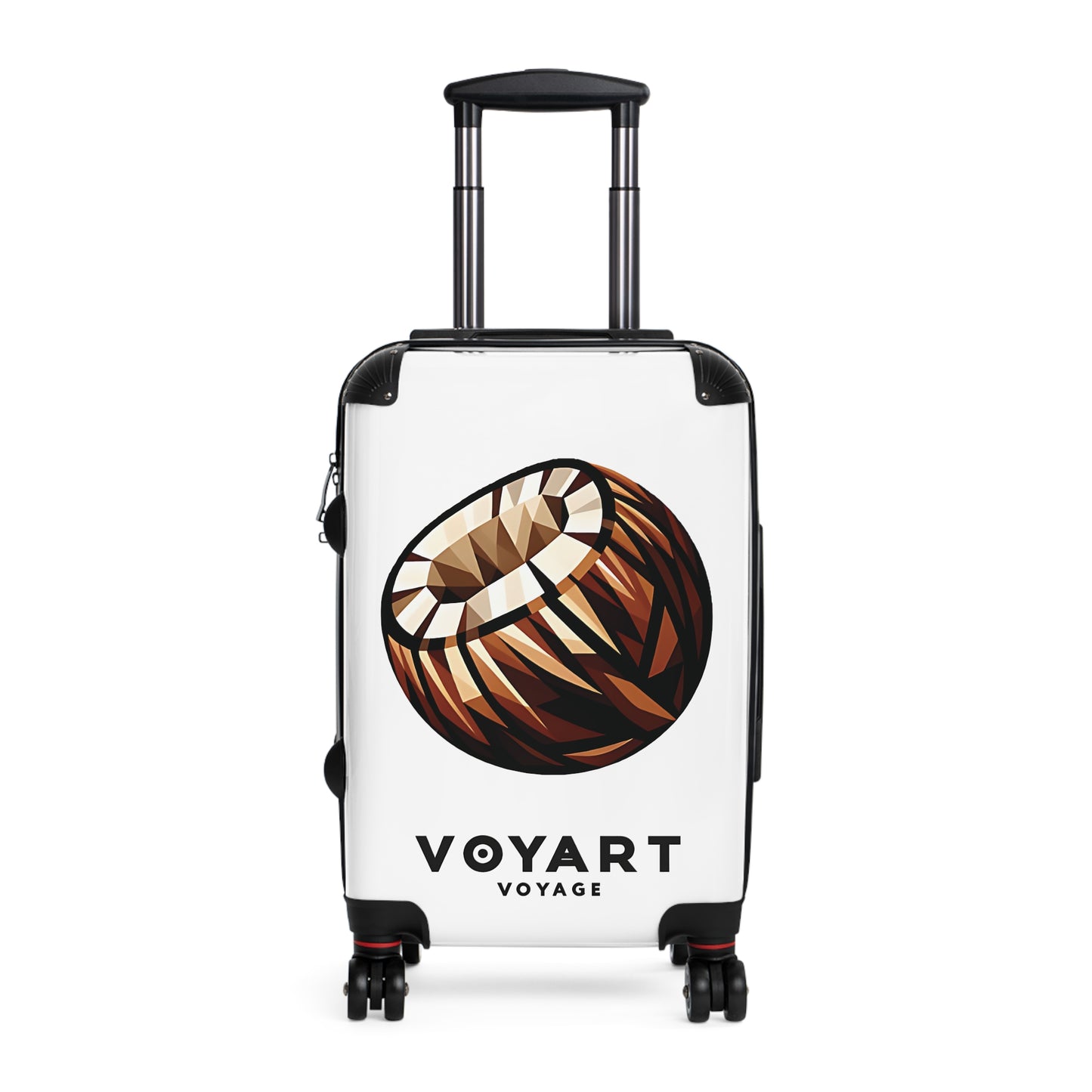 VV Rolling Suitcase w/360° Swivel Wheels: Coconut