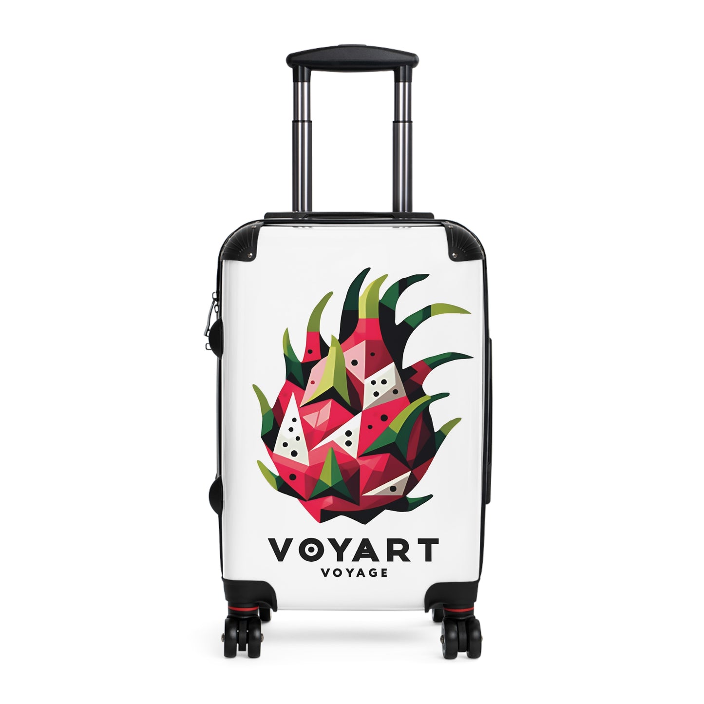 VV Rolling Suitcase w/360° Swivel Wheels: Dragon Fruit