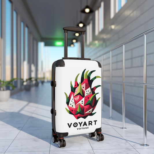 VV Rolling Suitcase w/360° Swivel Wheels: Dragon Fruit