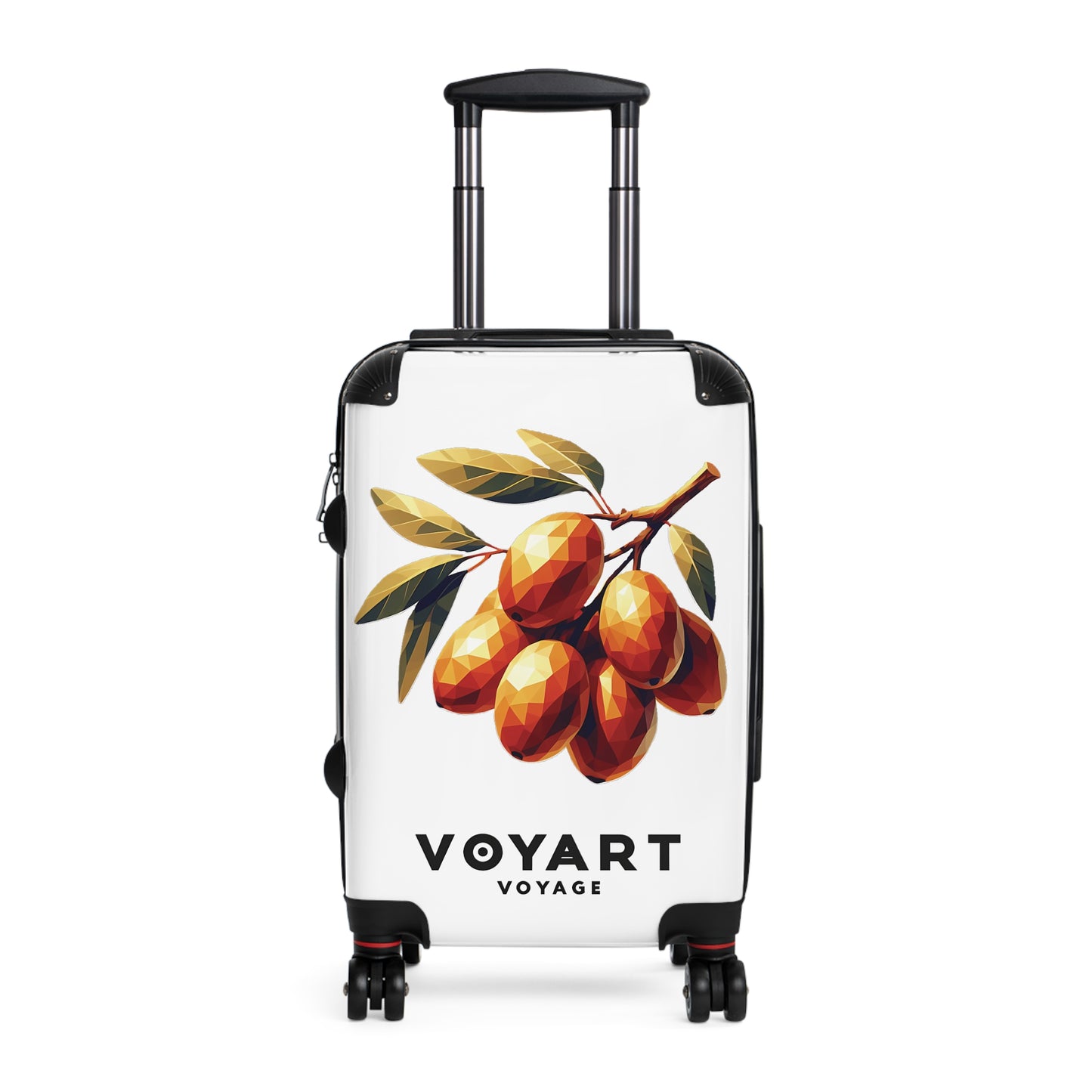 VV Rolling Suitcase w/360° Swivel Wheels: Jujubes/Dates